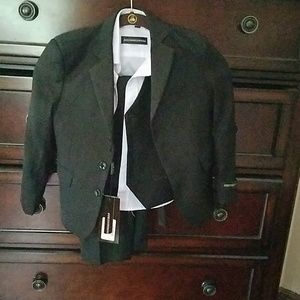4 pc kids black suit
